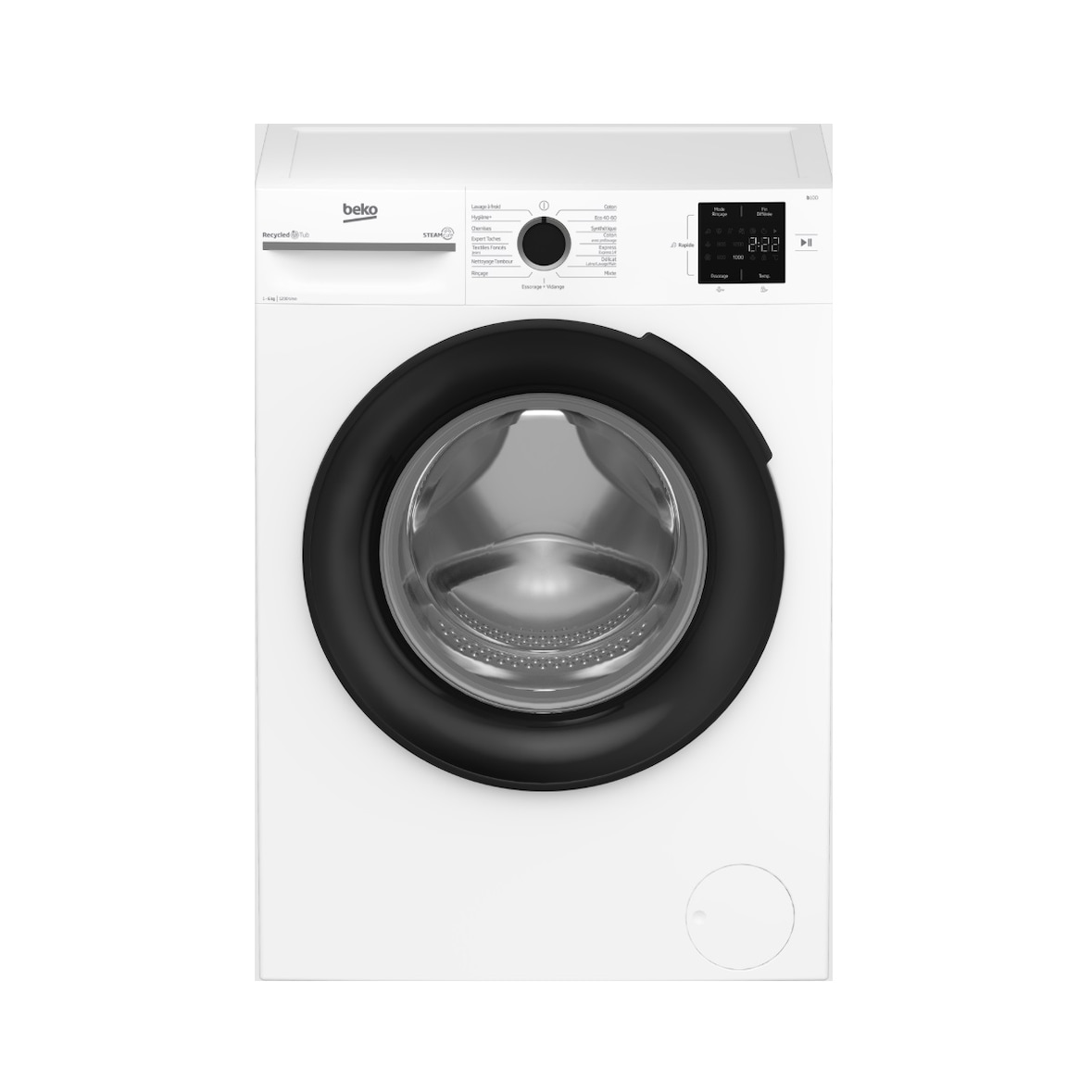 BEKO lave-linge frontal 6kg 1200 tours/min BM1WFU3623B