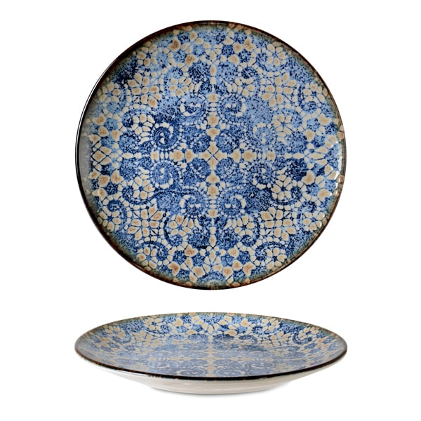 Plato Llano Coupe Valencia Bluet 27 cm 6 unidades