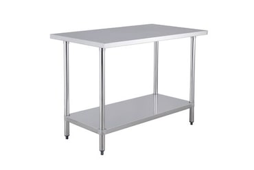 METRO Professional Werktafel GWTS4147, roestvrij staal, 140 x 70 x 85 cm