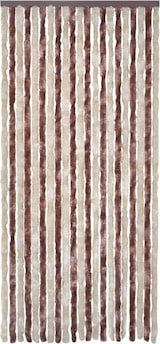 thumbnail of Décoshop26 - Rideau contre insectes moustiquaire Beige et marron clair 100x220 cm Chenille  DEC022169
