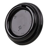 thumbnail of 500x Domdeckel TUBE schwarz für Pappbecher COFFEE TO GO mit 90mm Ø