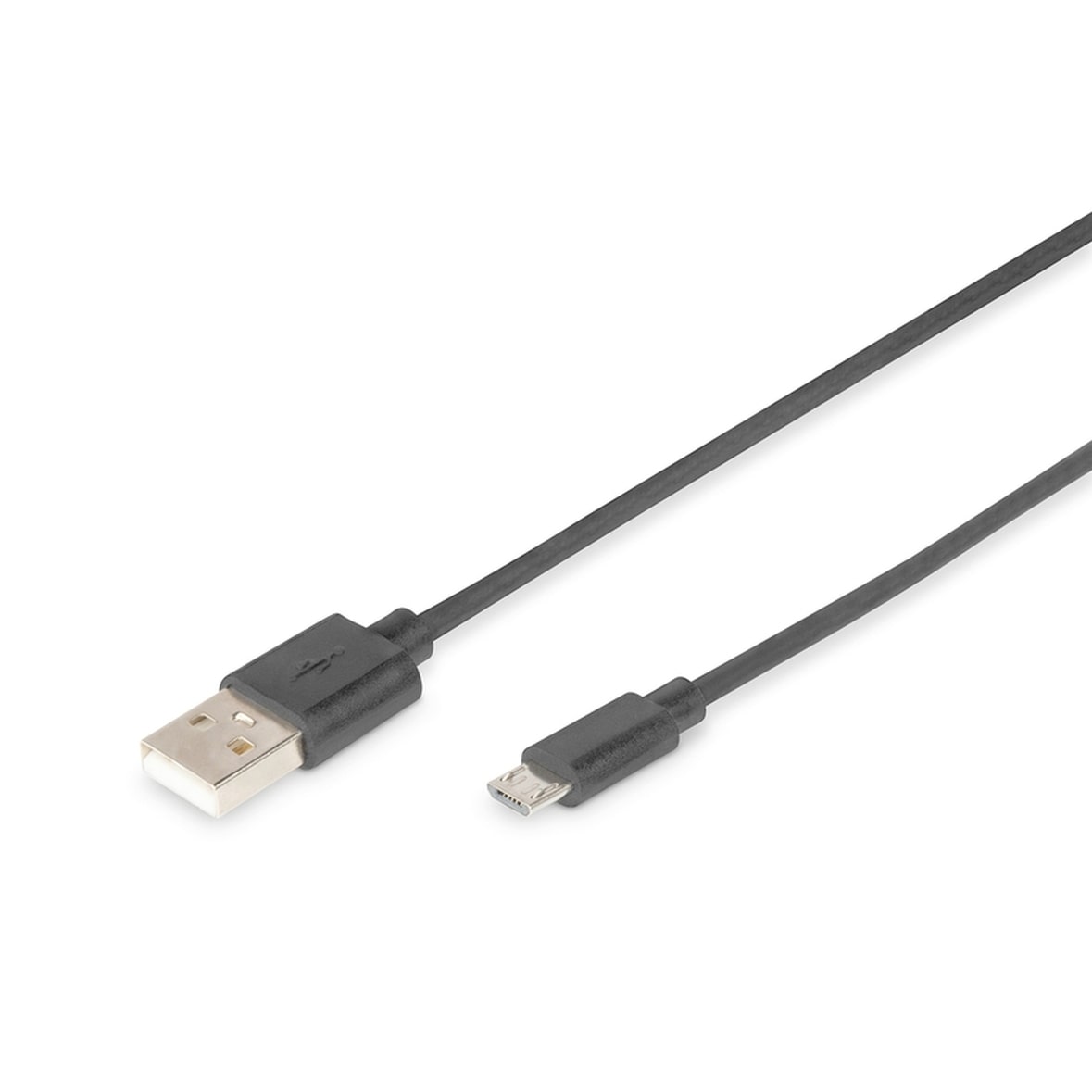 DIGITUS Micro USB 2.0 Anschlusskabel Typ A-mikro B St/St, 1,8m
