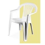 thumbnail of Lote de 100 sillones. Silla Cátering Blanca con Brazos, Apilable