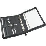 thumbnail of Alassio Ringbuchmappe A4 RIMINI FINEtouch-Lederimitat Aktenmappe Arbeitsmappe Businessmappe Konferenzmappe schwarz 31502