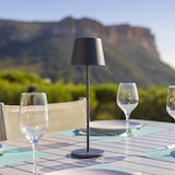 thumbnail of Lumisky Lámpara de mesa inalámbrica KELLY H38CM Acero Gris antracita