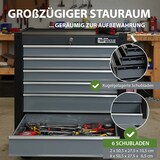 thumbnail of Werkzeugwagen Trutzi 78 x 64 cm 6 Schubladen Rollcontainer Werkstattwagen Werkzeugaufbewahrung grau