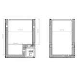 thumbnail of METRO Professional Congélateur bahut GHF2700S, acier, 188 x 73.5 x 94.5 cm, 700 L, 125 W, 3 paniers, éclairage LED, avec serrure, blanc / gris