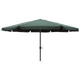 thumbnail of XXL Alu Sonnenschirm Ø 4 m Kurbelschirm Gartenschirm Marktschirm Krempe grün : Grün