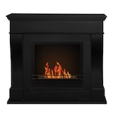 thumbnail of Lareira de chão a bioetanol WASHINGTON preta, 111 cm de comprimento x 43 cm de largura x 99 cm de altura.