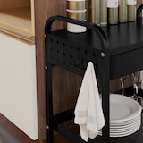 thumbnail of HOMCOM - Rollwagen - 61L x 32,6B x 58,5H cm - schwarz