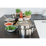 thumbnail of MÄSER Gemüsetopf mit Deckel, Serie Professional, Edelstahl, Durchmesser 20cm, ca 5,0 L Fassungsvermögen, Induktionsgeeignet, Backofenfest, 926098