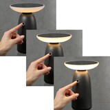 thumbnail of LED Solar Tischleuchte 3 Lichtstufen Tischlampe Dekoleuchte Garten Terrasse