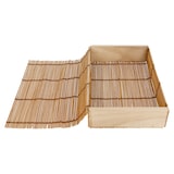 thumbnail of Caja Sushi  21X13X4,5 Cm Natural Bambú (24 Unidades)