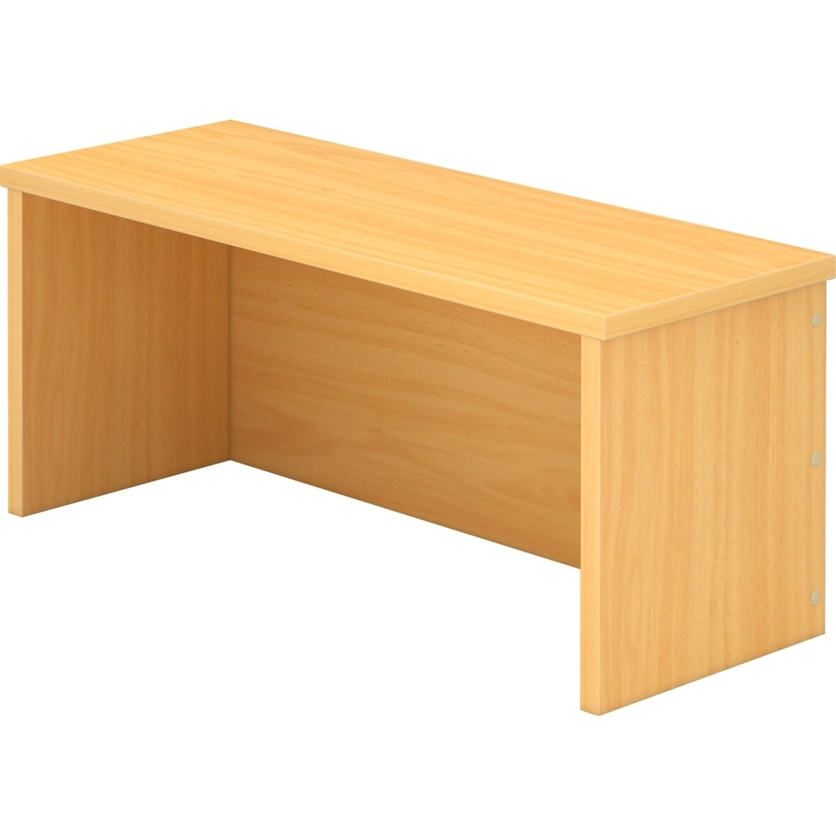 Thekenaufsatz für Schreibtisch 800x800mm Buche