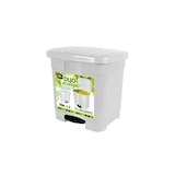 thumbnail of Cubo de basura blanco papelera duo clasificador 46 Litros ecologic 2 en 1