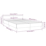 thumbnail of vidaXL Bedframe zonder matras 120x200 cm fluweel zwart