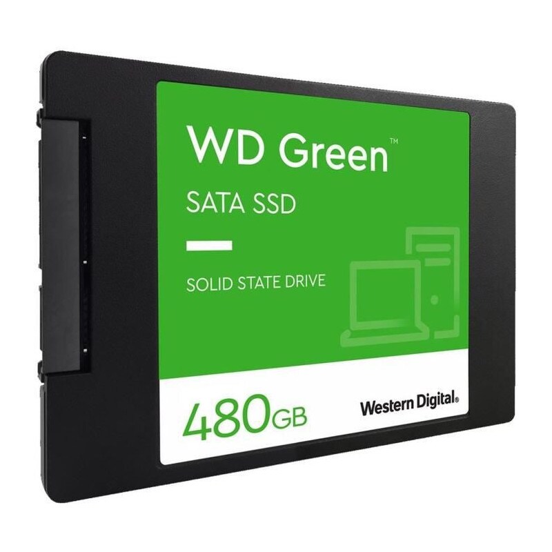 Western Digital - Green - Disque Ssd Interne - 480 Go - 2,5 - Wds480g3g0a