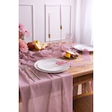 thumbnail of Chiffon Tischläufer, altrosa, 0,48 x 5 m