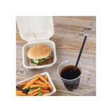 thumbnail of Natureko Suikerriet hamburgerbox 450ml/150x150x75mm bruin