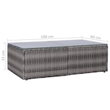 thumbnail of vidaXL 8-tlg. Garten-Lounge-Set mit Auflagen Poly Rattan Grau