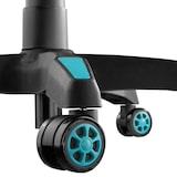 thumbnail of tectake Premium racing bureaustoel Twink - zwart/azuur - 403206