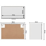thumbnail of vidaXL Hängeschrank Lyon Grau Sonoma 60x31x40 cm Holzwerkstoff