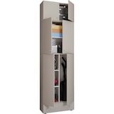 thumbnail of LonaXXL Kleiderschrank 6 Türen 1 Schublade grau.