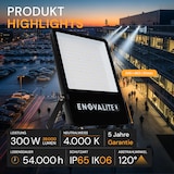 thumbnail of ENOVALITE LED Fluter ELED400103 300 W 4000 K neutralweiß schwarz IP65