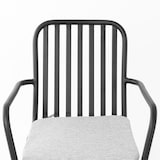 thumbnail of METRO PROFESSIONAL Cadeira de braços empilhável para restauração Soto, alumínio, cinzento escuro