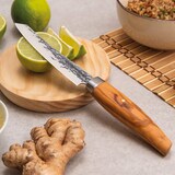 thumbnail of 3 Claveles Japones - Cuchillo Verduras 12.5 cm de Acero Forjado con Hoja Martilleada