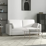 thumbnail of HOMCOM Sofá de 3 Lugares Sofá Sala de Estar Estofado em Poliéster com 2 Almofadas Acolchoadas 178x82x85 cm Creme