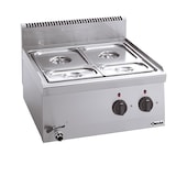 thumbnail of Bain Marie | Elektrisch | 2.8kW | 1x 1/1 + 2x 1/4 GN | Met Aftapkraan | 600x600x290(h)mm