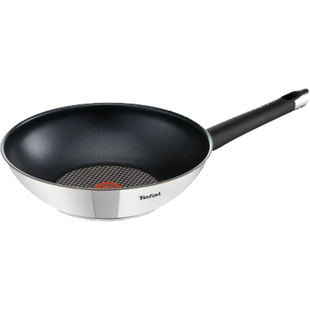 Tefal E3001904 Emotion Poele Wok 28cm, Revetement Anti-adhésif, Tous Feux Dont Induction