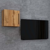 thumbnail of ArilaM TV Tisch wandschrank 1 Tür Eiche dekor.