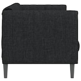 thumbnail of vidaXL Sofa 3-Sitzer Schwarz Stoff