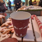 thumbnail of 1000 Glühweinbecher Pappe, Kaffeebecher, Weihnachtsmotiv 225ml 0,2l Füllstrich