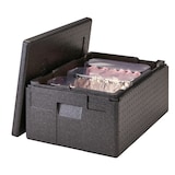 thumbnail of CAMBRO - EPP180X-110 - Contentor-Caixa Isotérmica Multifunction Cam GoBox - 61 x 43 x 27 cm (M.Ext) - 54,8 x 36,8 x 20 cm (M.Int) - Preto