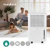 thumbnail of Nedis Luftentfeuchter - 10 l/Tag - Entfeuchtung / Automatisch / Trockene wäsche / Belüftung - Ja - 100 m³/h