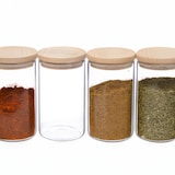 thumbnail of WellHome - Pote de vidro e madeira, hermético, 1L