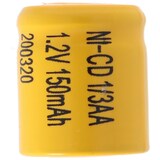 thumbnail of Akku passend für Sanyo N-110AA Akku NiCd 1/3 AA Mignon ohne Lötfahne 150mAh