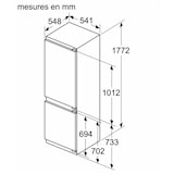 thumbnail of NEFF Réfrigérateur Combiné Intégrable à Pantographe 260l ki7867fe0
