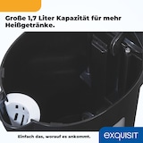 thumbnail of Exquisit Wasserkocher WK 3102 swi | 2200 Watt | 1,7 Liter Volumen | Wasserstandsanzeige | Überhitzungsschutz | Trockenlaufschutz