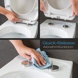 thumbnail of Celesto Toilettendeckel O-Form Absenkautomatik antibakteriell Weiß