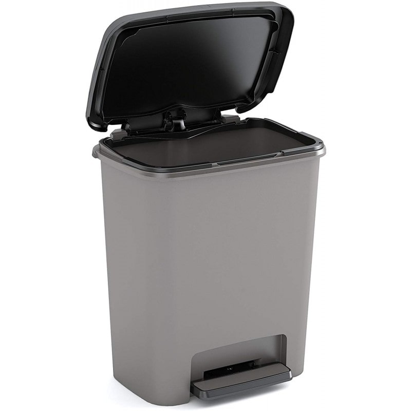 Curver Cubo de basura Compatta 25L gris