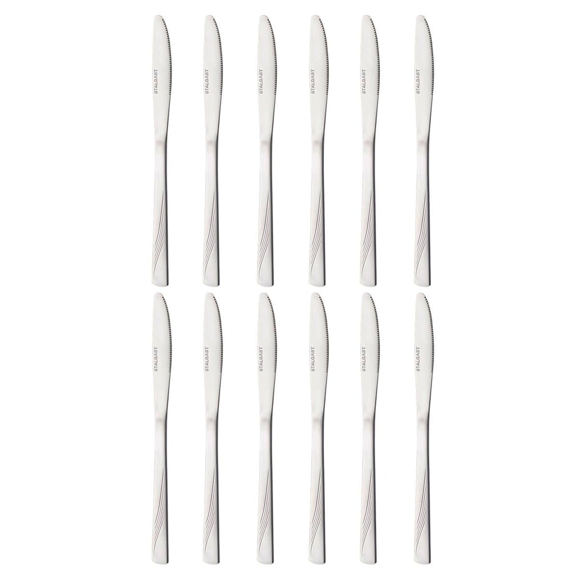12 Stück Menümesser BENE Tafelmesser Frühstücksmesser Edelstahl Messer