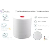 thumbnail of SET: Handtuchrollenspender SENSOR, berührungslos, Blanc Cosmos verschied. Farben + 2 Handtuchrollen PREMIUM TAD - PRODUKTSET