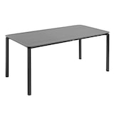 thumbnail of Table de terrasse rectangulaire en aluminium noire