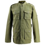 thumbnail of 226 - Kochjacke Parkastyle, langarm, Druckknöpfe : olive 65% Polyester 35%Baumwolle 220 g/m² 4XL