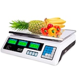 thumbnail of Bilancia Elettronica Digitale Professionale Fino A 40 kg Con Piatto in Acciaio Inox Precisione 2 g Triplo Display Elettrica e Batteria 34x33x11.3 cm