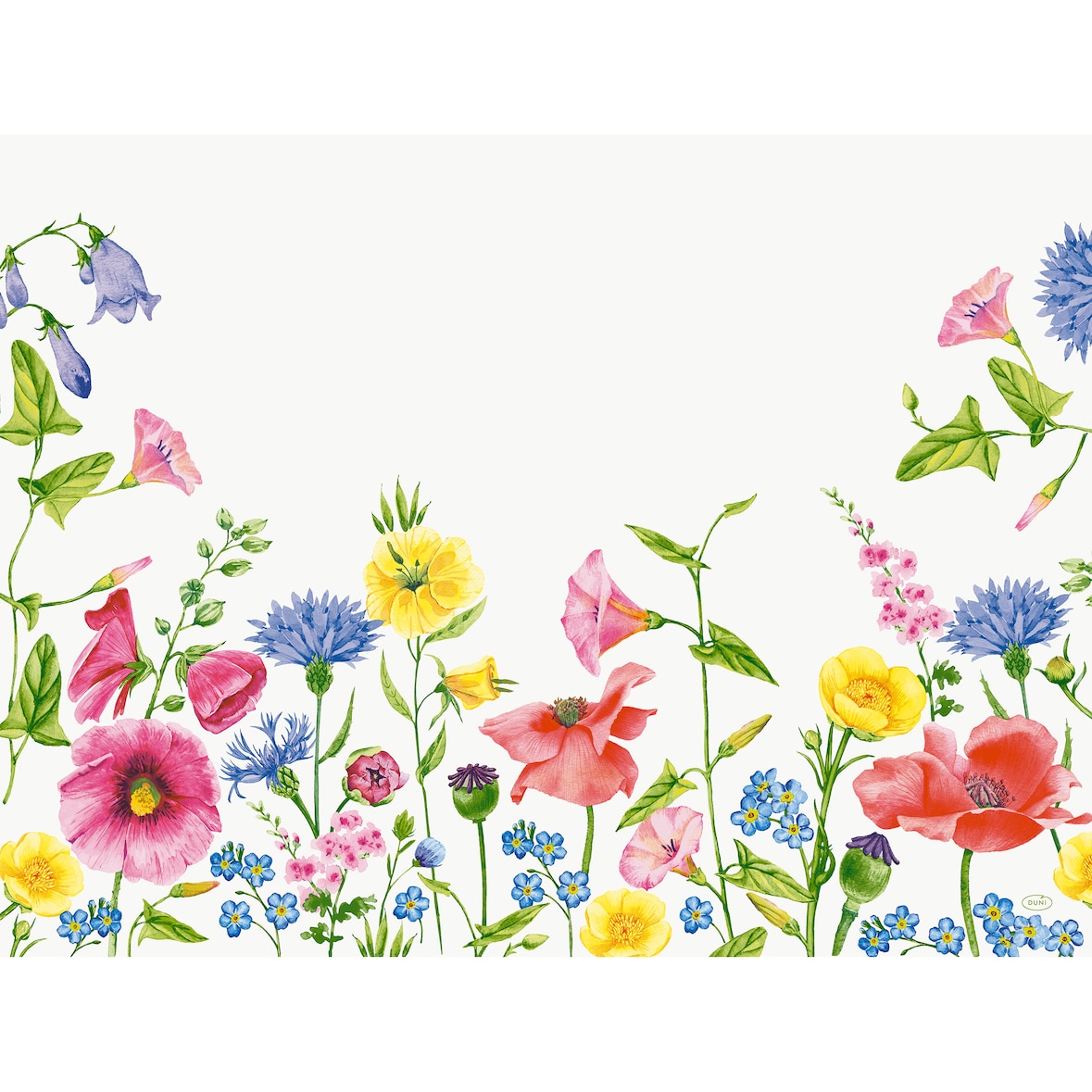 Duni Papier-Tischset 30 x 40 cm Flowy Meadow, 1000 Stk/Krt (4 x 250 Stk)